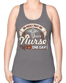 nurse to day 1202# - nurse -Racerback Tank