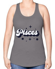 pisces 354# - pisces -Racerback Tank