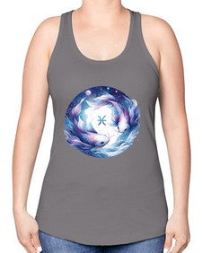 pisces 363# - pisces -Racerback Tank