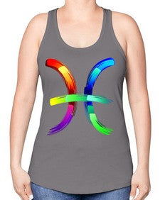 pisces 370# - pisces -Racerback Tank