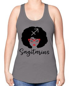 sagitarius 396# - sagittarius -Racerback Tank