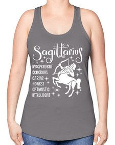 sagittarius 401# - sagittarius -Racerback Tank