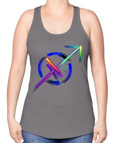 sagittarius 402# - sagittarius -Racerback Tank