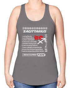 sagittarius 425# - sagittarius -Racerback Tank