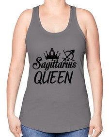 sagittarius queen 412# - sagittarius -Racerback Tank