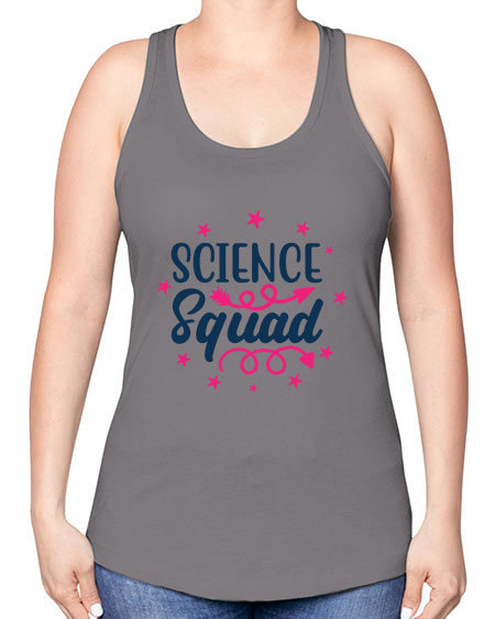 science squad 54# - general science -Racerback Tank