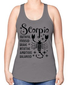 scorpio 431# - scorpio -Racerback Tank