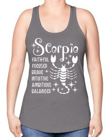 scorpio 435# - scorpio -Racerback Tank