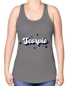 scorpio 454# - scorpio -Racerback Tank