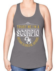 scorpio 458# - scorpio -Racerback Tank