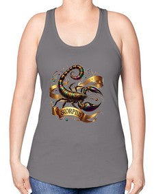 scorpio 459# - scorpio -Racerback Tank