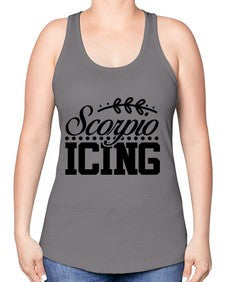 scorpio icing 442# - scorpio -Racerback Tank