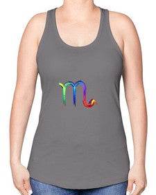 scorpio n 464# - scorpio -Racerback Tank