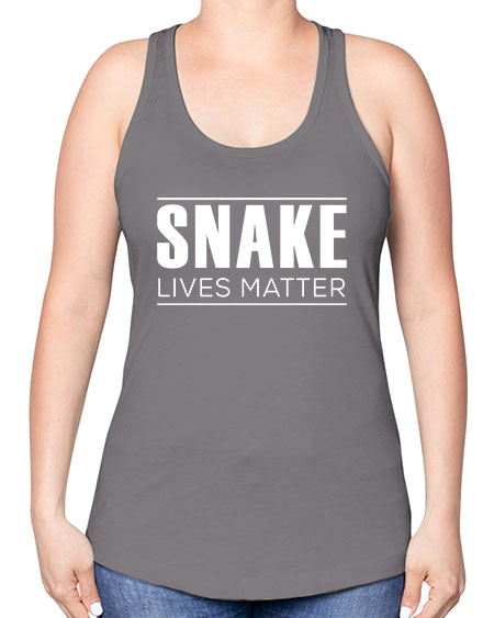 snake lives matter - snake -Racerback Tank