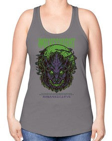 source wolves night 1104# - art pop art -Racerback Tank