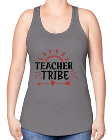 teacher tribe Style 385# - teacher -Racerback Tank