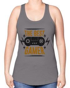 the best 154# - video games -Racerback Tank