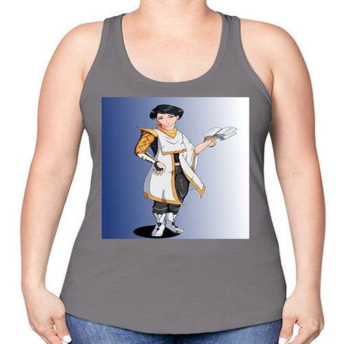 the book master 58# - anime -Racerback Tank
