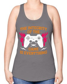 the integrity of the game 155# - video games -Racerback Tank