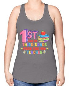 third day of third Grade 944# - third grade -Racerback Tank