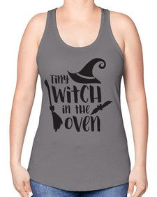tiny witch in the oven 18# - witch -Racerback Tank