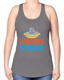 unicorn squad 485# - unicorn -Racerback Tank