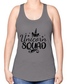 unicorn squad 489# - unicorn -Racerback Tank