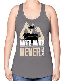 war war never changes 162# - video games -Racerback Tank