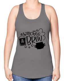 witches brew 8# - witch -Racerback Tank