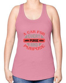 A car for every purse and purpose 1# - car -Racerback Tank