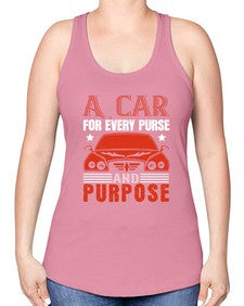 A car for every purse and purpose 2# - car -Racerback Tank