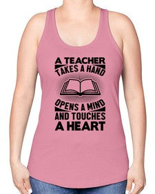 A teacher Style 23# - teacher -Racerback Tank