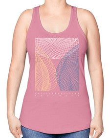 Abstract Shape 204# - art pop art -Racerback Tank