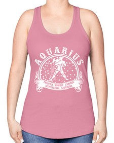 Aquarius 43# - aquarius -Racerback Tank