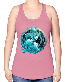 Aquarius 63# - aquarius -Racerback Tank