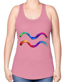 Aquarius 69# - aquarius -Racerback Tank