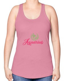 Aquarius 70# - aquarius -Racerback Tank