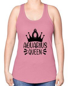 Aquarius queen 73# - aquarius -Racerback Tank