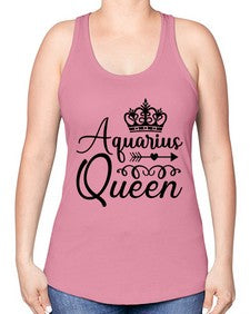 Aquarius queen 74# - aquarius -Racerback Tank