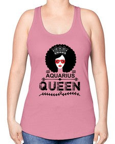 Aquarius queen 75# - aquarius -Racerback Tank