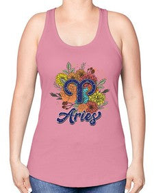 Aries 5# - aries -Racerback Tank