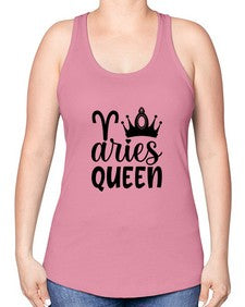 Aries queen 118# - aries -Racerback Tank