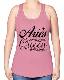Aries queen 119# - aries -Racerback Tank