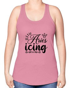 Ariesicing 105# - aries -Racerback Tank