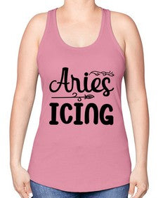 Ariesicing 106# - aries -Racerback Tank