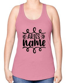 Ariesname 112# - aries -Racerback Tank