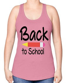 Back to School 5# - general school -Racerback Tank
