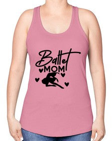 Ballet mom 75# - ballet -Racerback Tank