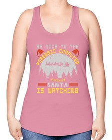 Be nice to the forensic computer analyst 32# - computer -Racerback Tank