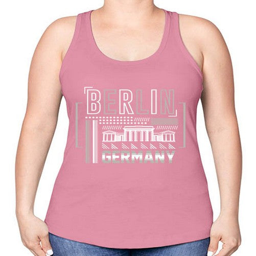 Berlin 446# - cities -Racerback Tank